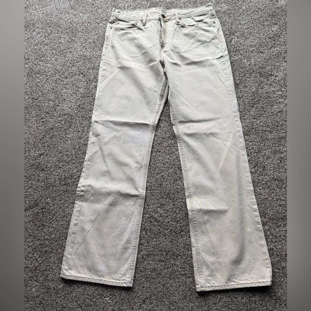 Banana Republic Men's Premium Tan BeigeJeans 36x34 Straight leg